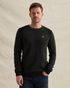 Pullover in cotton mélange with flight pocket – Moonless Night – Pullovers | PME LEGEND