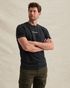T-shirt with small artwork and waffle texture – Black Indigo – T-shirts | PME LEGEND