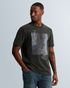 Regular fit T-shirt with artwork – Grey Comfort Denim – Heren t-shirts | CAST IRON