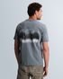 Relaxed fit T-shirt with artwork on the back – Black Indigo – Heren t-shirts | CAST IRON