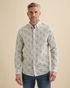 Shirt in poplin with stretch and allover print – Snow White – Casual shirts | VANGUARD