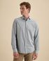 Elevated Knit shirt with two-tone effect – Black Indigo – Dress shirts | VANGUARD