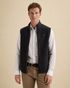 Omkeerbaar vest zonder mouwen – Black Indigo – Heren vesten | VANGUARD