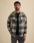 Overshirt with check pattern – Black Indigo – Overshirts | VANGUARD