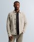 Knitted overshirt with jacquard pattern and flat collar – Castle Wall – Cardigans | CAST IRON
