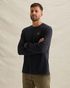 T-Shirt mit langen Ärmeln und Waffelstruktur – Black Indigo – T-Shirts | PME LEGEND