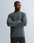 Pullover with raglan sleeves and allover rib texture – Black Indigo – Heren truien | CAST IRON