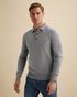 Pullover in cotton/modal with polo collar – Black Indigo – Pullovers | VANGUARD