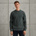 Pullover with stand-up collar