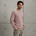 Pullover with stand-up collar