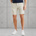 Riser slim fit shorts