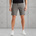 Riser slim fit shorts