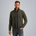 Sweat jacket with zipper closure