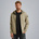 Sweat jacket with zipper closure