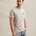T-shirt met allover print en slubeffect