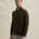 Pullover in cotton/modal with half-zip