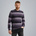 Pullover with stripe pattern