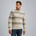 Pullover with stripe pattern