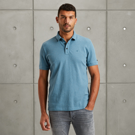 Polo shirt with texture