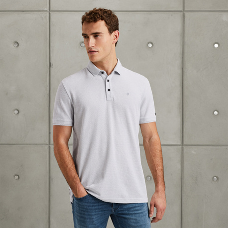 Polo shirt with texture