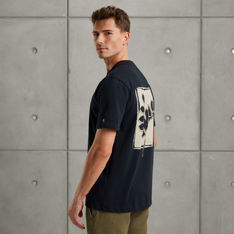 T-shirt with back print