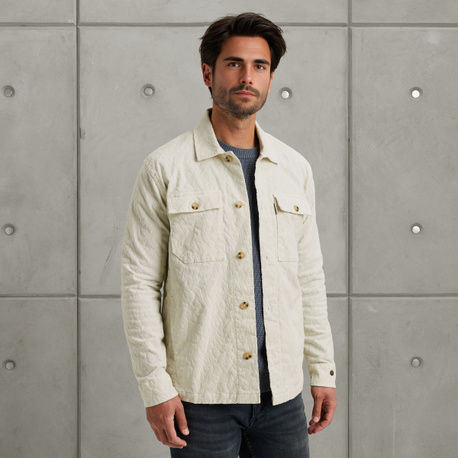 Shirt jacket van corduroy