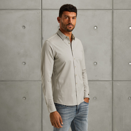 Shirt in twill jersey