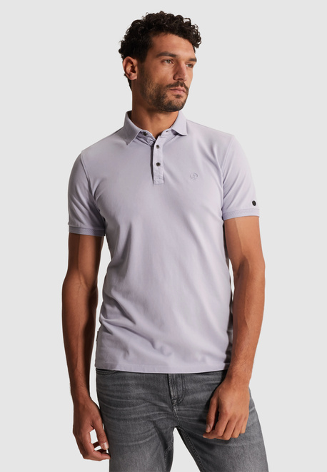 Polo van katoen met stretch