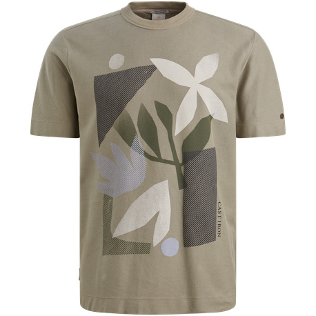 T-shirt met meerkleurig artwork