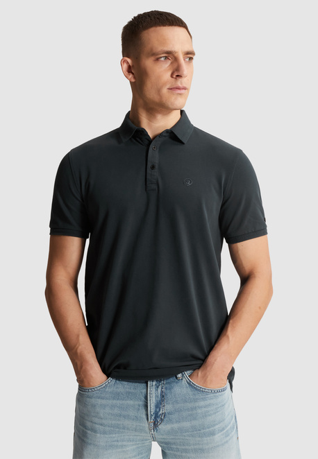 Polo van katoen met stretch