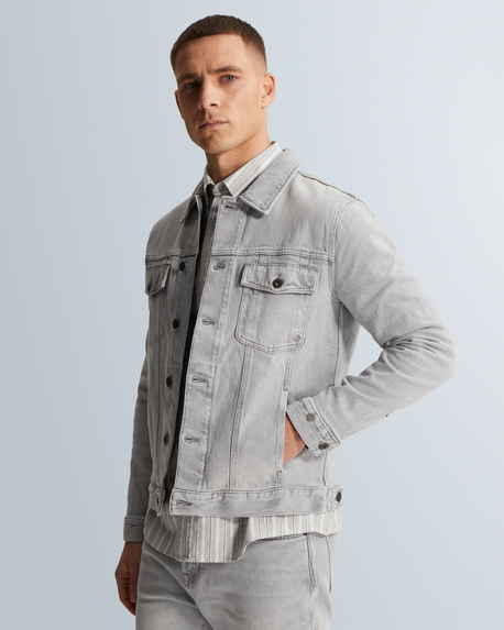 Denim jacket met knoopsluiting