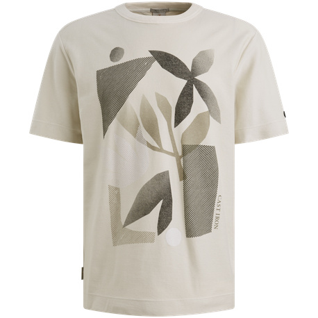 T-shirt met meerkleurig artwork