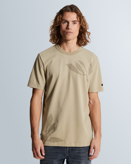 T-shirt met off-placed artwork