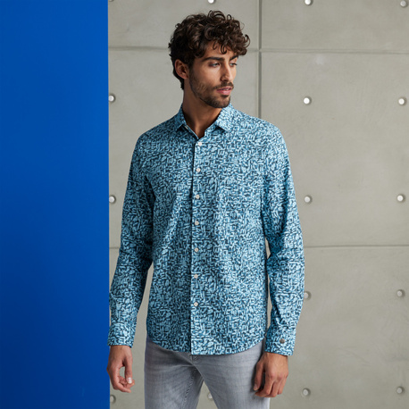 Lange Mouwen Poplin Overhemd