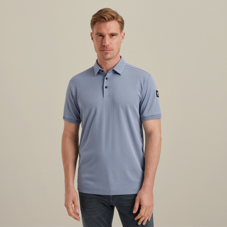 Polo van interlock jersey