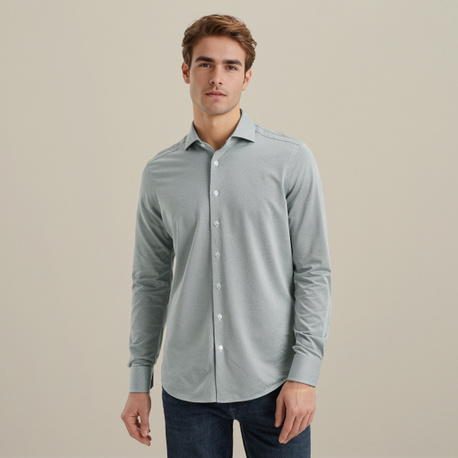 Oxford overhemd van jersey