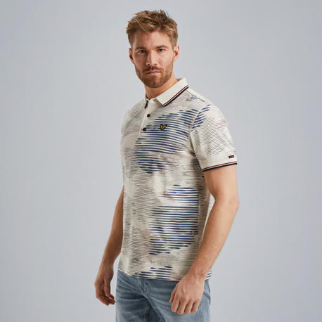 Polo met allover print