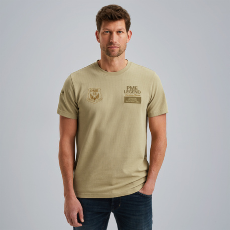 T-shirt met badges