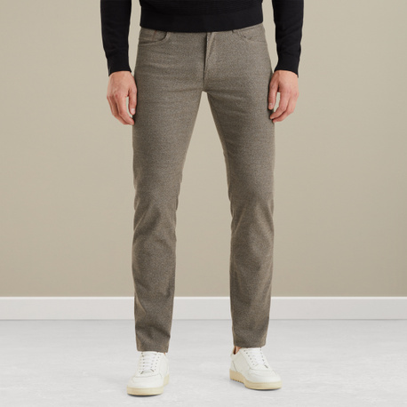 V7 regular fit jeans met structuur