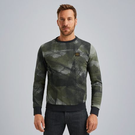 Sweatshirt met allover print