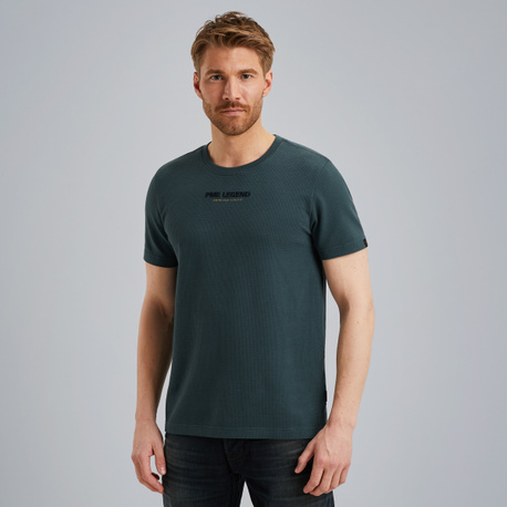 T-shirt met wafelstructuur