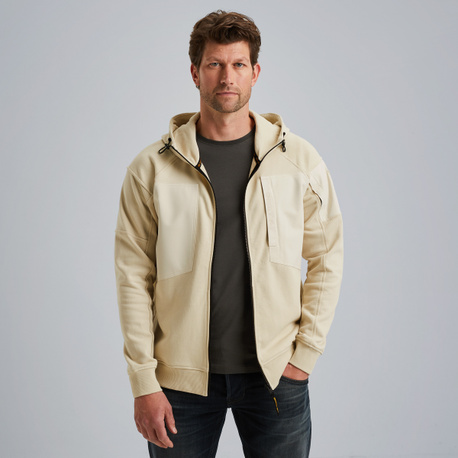 Sweat jacket met capuchon