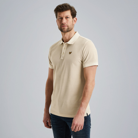 Polo met garment-dye wassing