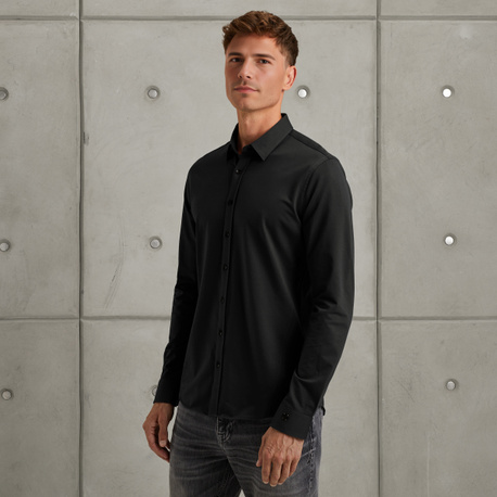 Overhemd van twill jersey