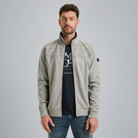 Sweat jacket met ritssluiting