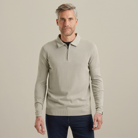 Polo met lange mouwen