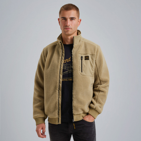 Hybrid jacket met ritssluiting