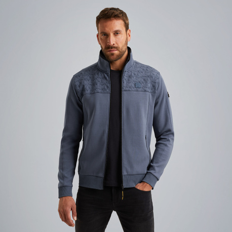 Sweat jacket met ritssluiting