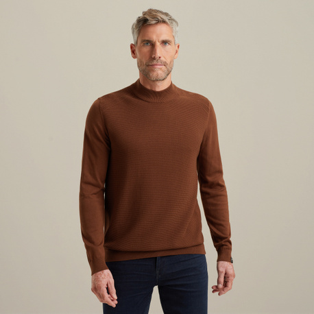 Trui met mockneck