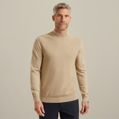 Trui met mockneck